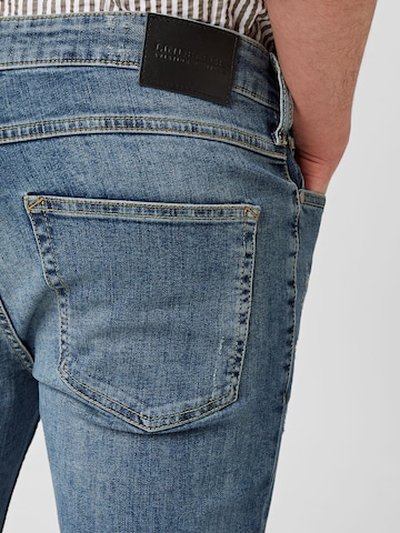 Lindbergh Slimfit Jeans 'Superflex' in Blauw