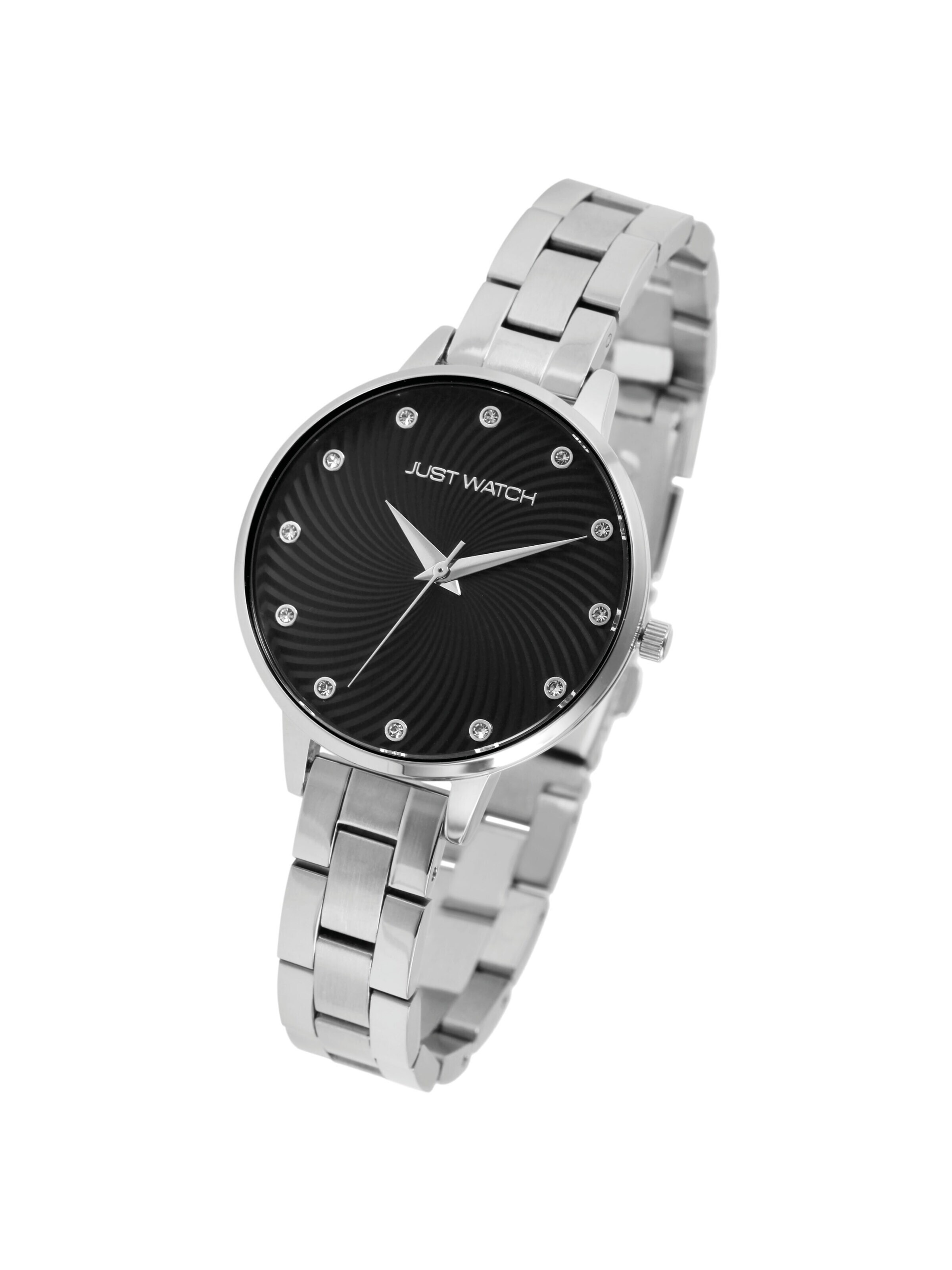 Just Watch Analog Watch 'Nala, 3 ATM' in Silver: front