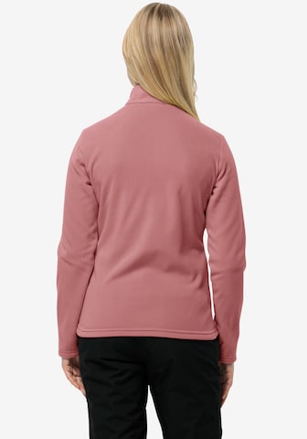 JACK WOLFSKIN Athletic Fleece Jacket in Pink