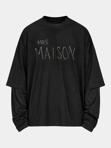 Maglietta 'UNDERLAY T-shirt - T17594' di Made By Society in nero: frontale
