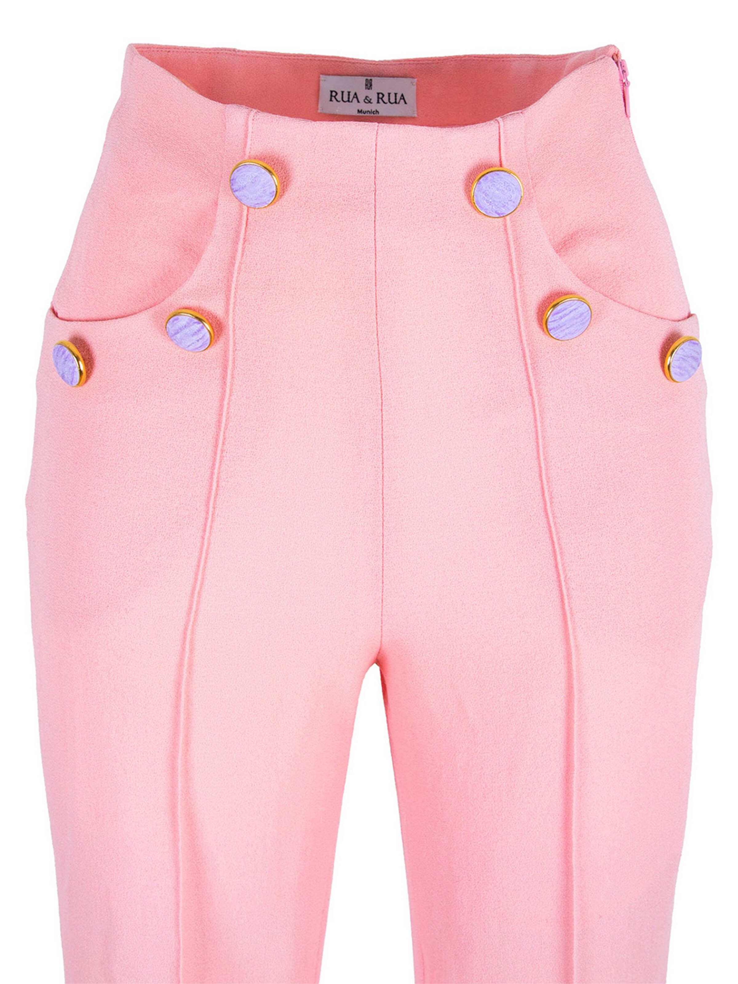 Rua & Rua Flared Pants in Pink