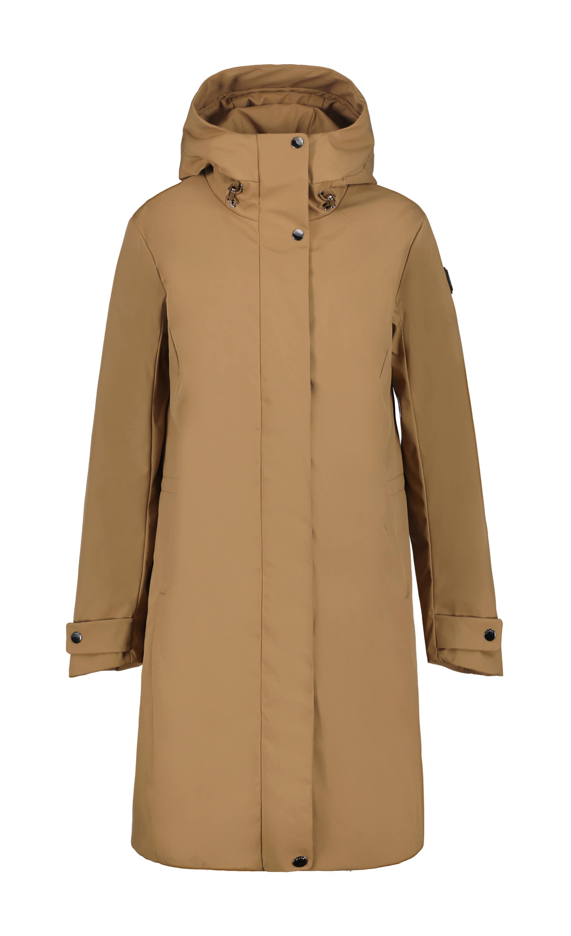 LUHTA Функционално палто &#x27;Helsinki&#x27; в кафяво: отпред