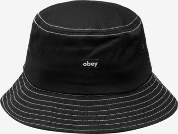 Obey Hat 'Mac' in Schwarz: predná strana
