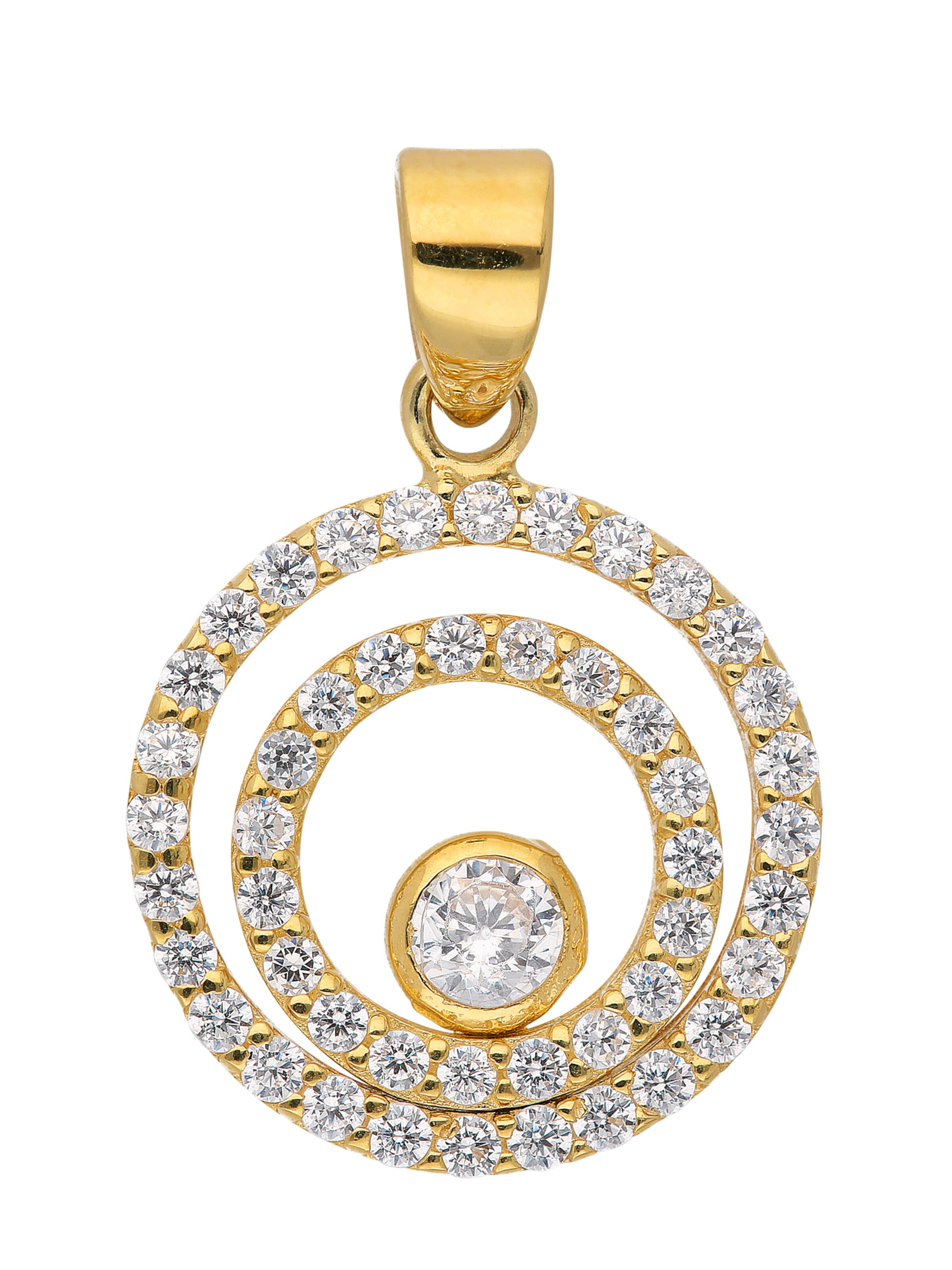 Adelia´s Anhänger in Gold: Vorderseite