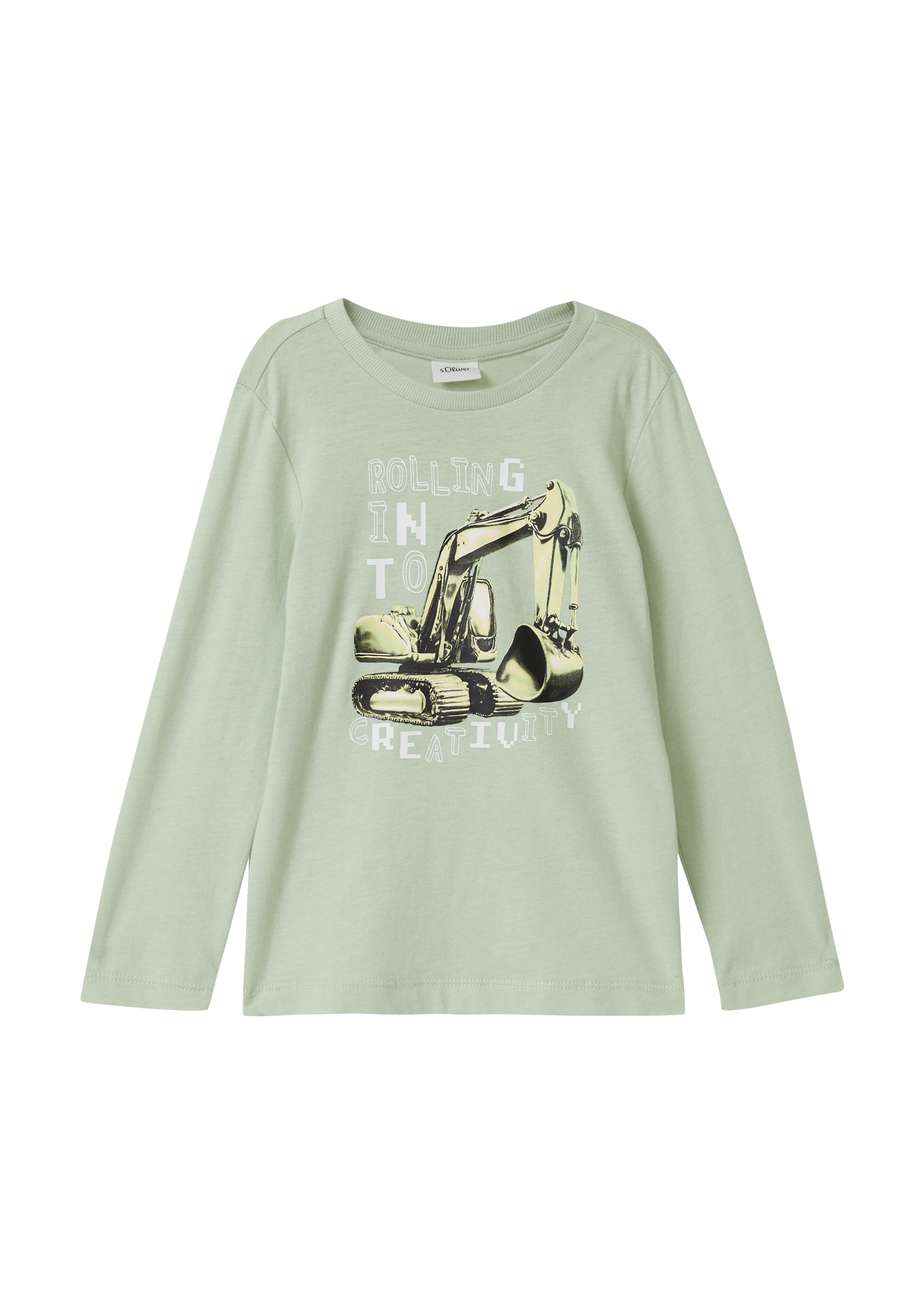 s.Oliver Shirt in Grün: Vorderseite