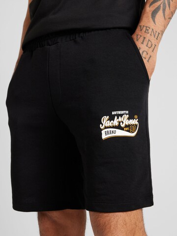 JACK & JONES Regular Shorts in Schwarz