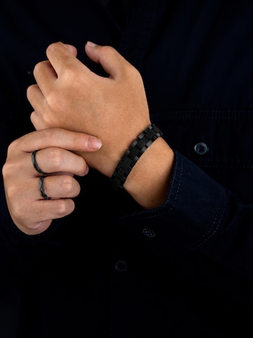 Holzwerk - Pulsera 'BODENSEE' en negro