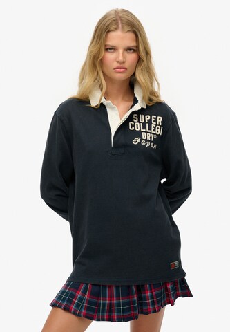 Superdry Oversized shirt in Groen: voorkant