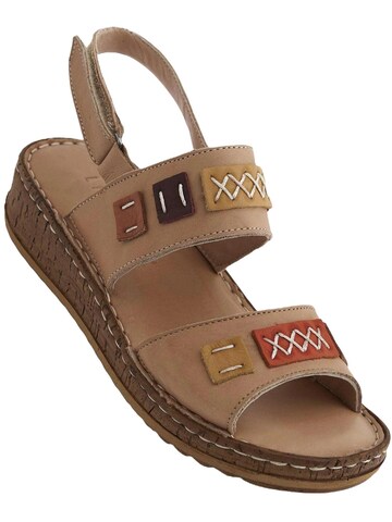 Limoya Sandals 'Damensandalen' in Beige: front