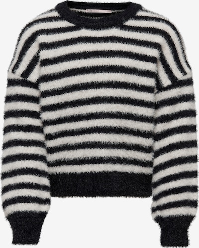 KIDS ONLY Pullover 'Piumo' in schwarz / weiß, Produktansicht