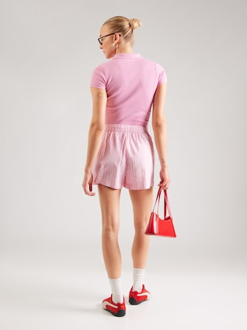 Tally Weijl Regular Trousers in Pink