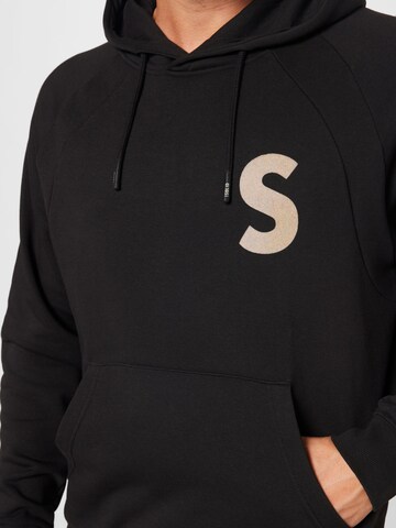 !Solid Sweatshirt in Black