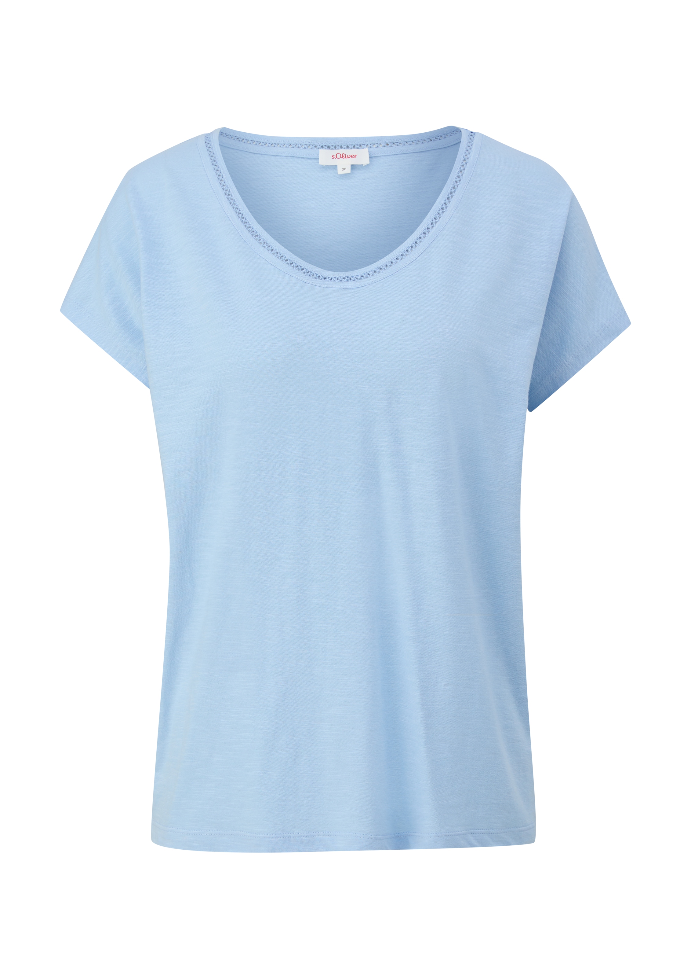 s.Oliver Shirt in Blauw: voorkant