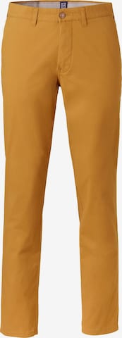 Regular Pantalon chino MEYER en marron : devant