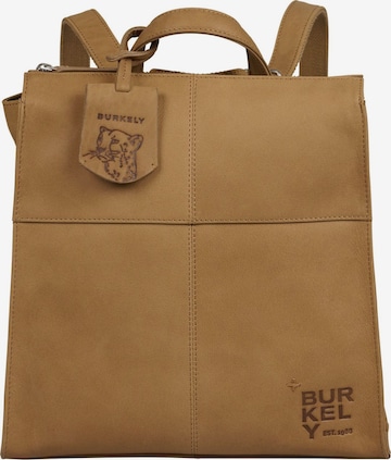 Burkely Backpack 'Rogue Robyn City' in Brown: front