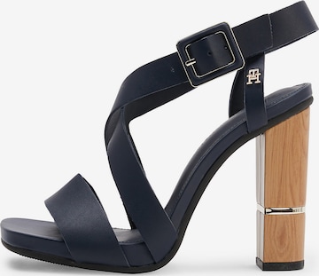 Sandales TOMMY HILFIGER en bleu : devant