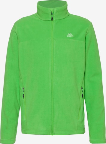 OCK Fleece Jacket in Green: front