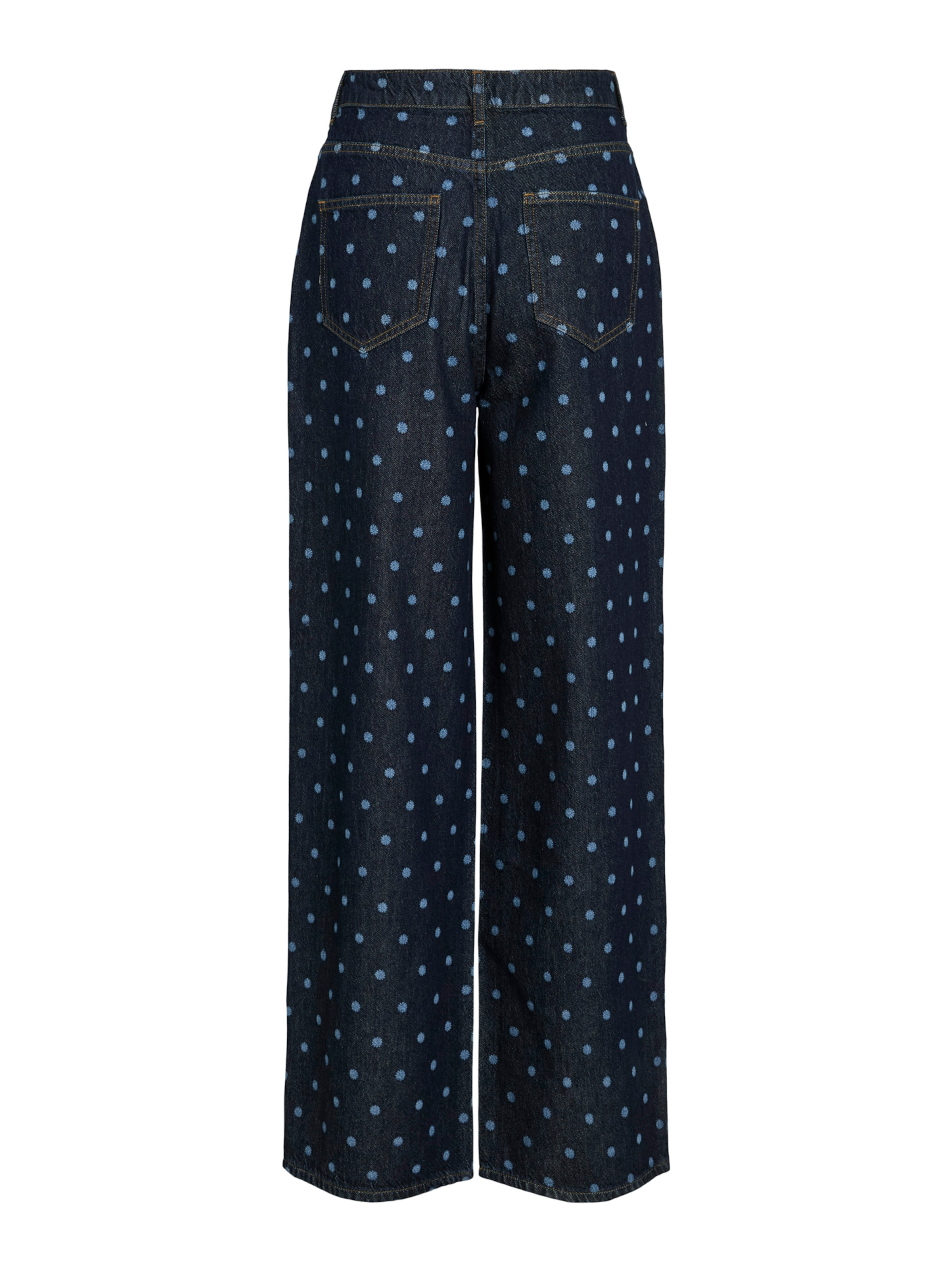 VILA Szeroka nogawka Jeansy 'VIFREYA' w kolorze niebieski