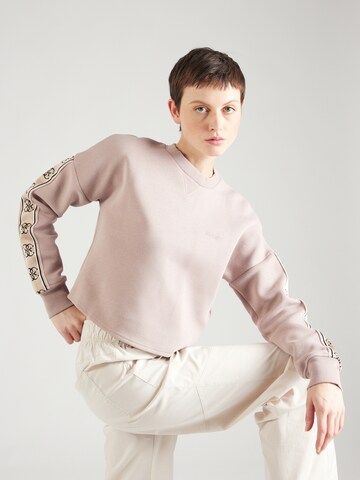 GUESS Sportief sweatshirt 'CYMONE' in Grijs: voorkant