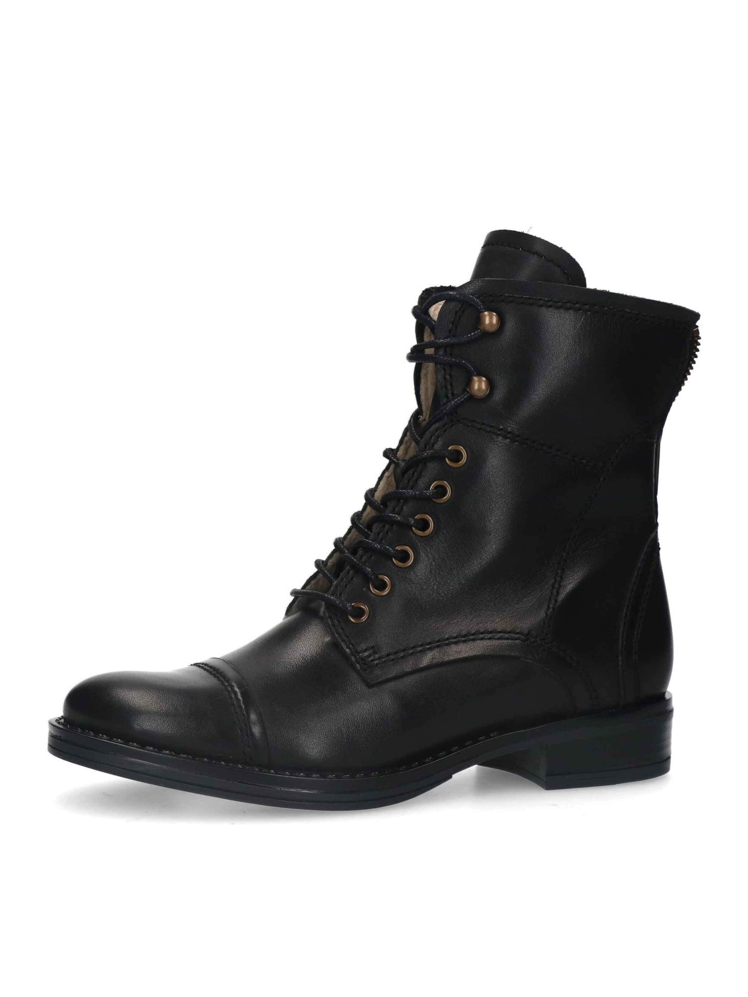 MANFIELD Schnürstiefel in schwarz, Produktansicht