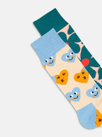 Chaussettes 'Happy Place' DillySocks en mélange de couleurs