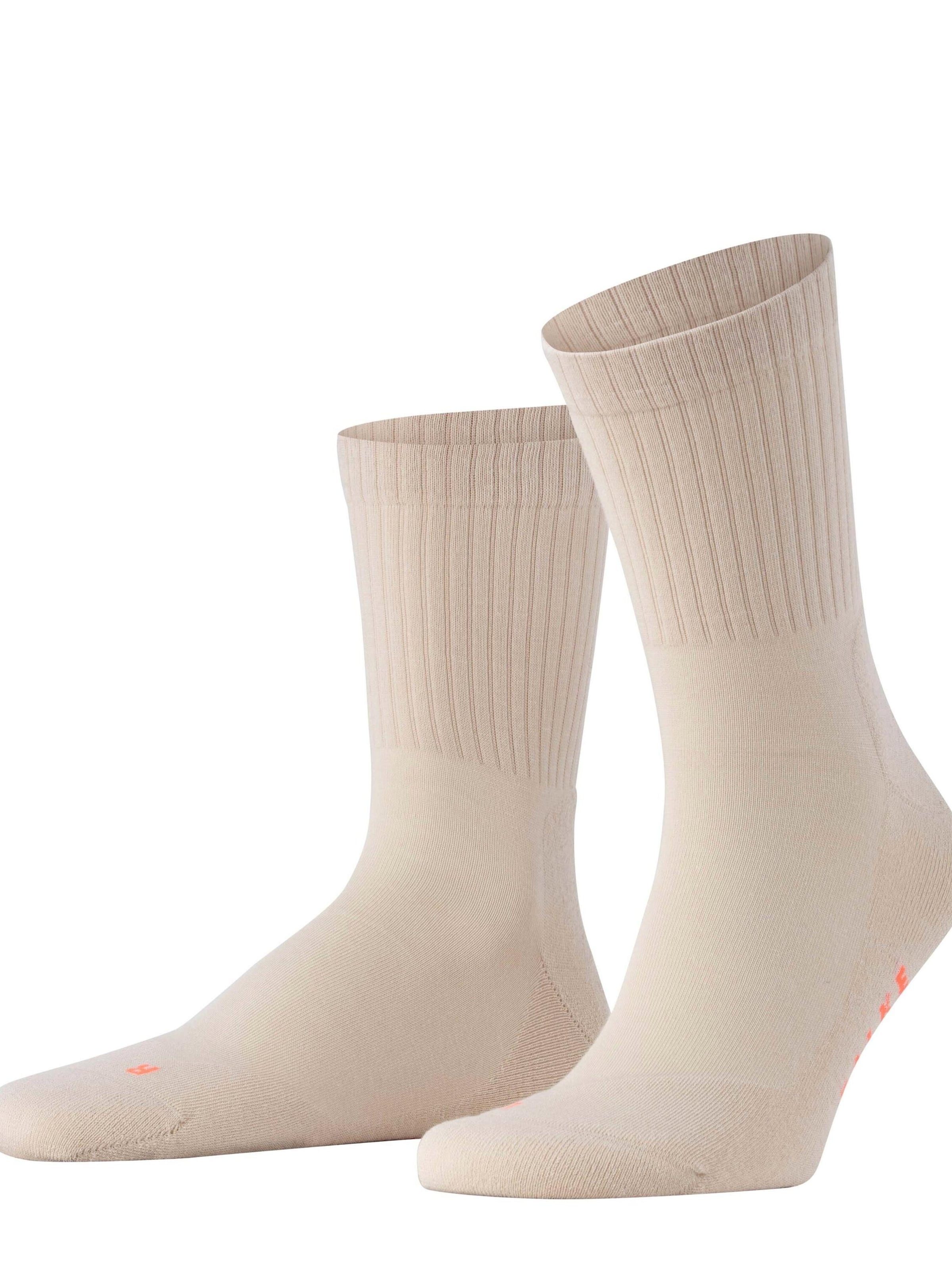 FALKE Socken 'Run Rib Crew' in creme, Produktansicht