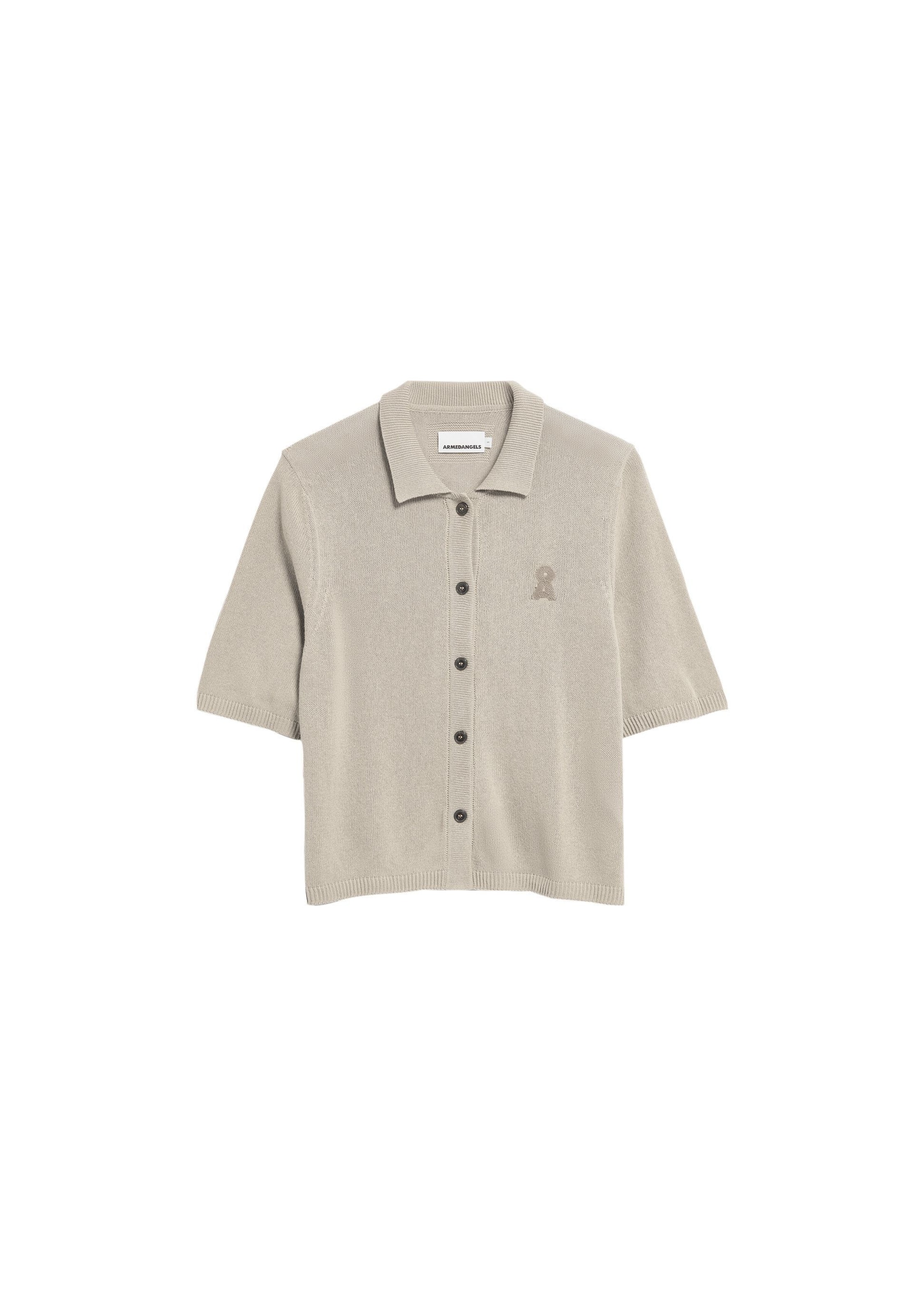 ARMEDANGELS Strickjacke LINO BLEND in Beige: Vorderseite