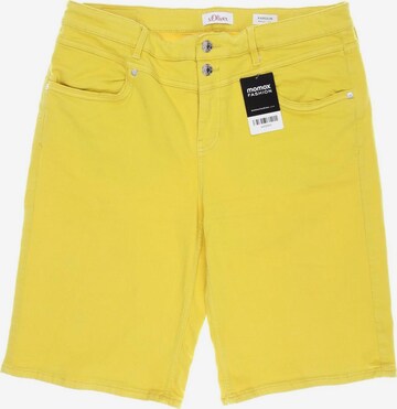 s.Oliver Shorts in XL in Yellow: front