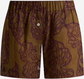 Regular Pantalon Ottod’Ame en marron : devant