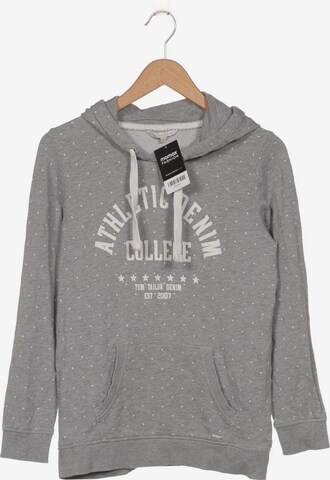 TOM TAILOR DENIM Sweatshirt & Zip-Up Hoodie in L in Grey: front