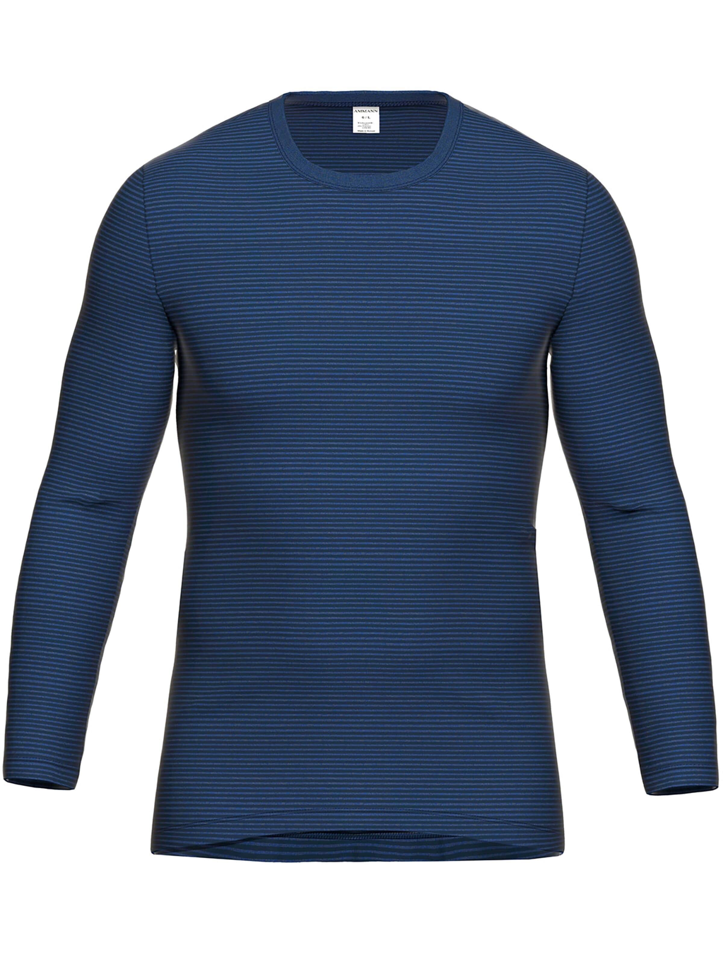 Ammann Unterhemd 'Jeans Feinripp'‌‌‌‌‌ in Blau