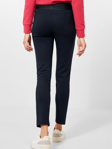 CECIL Slim fit Pants 'Vicky' in Blue