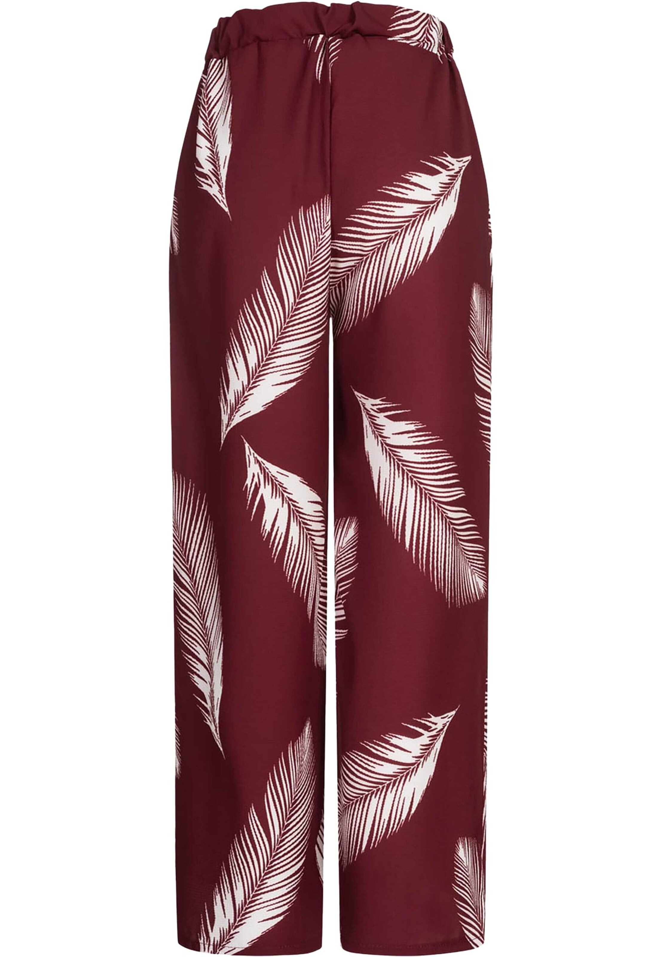 Cloud5ive Wide leg Bandplooibroek in Rood