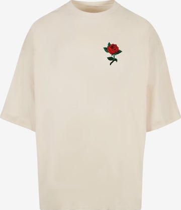 Mister Tee Shirt 'Rose' in White: front