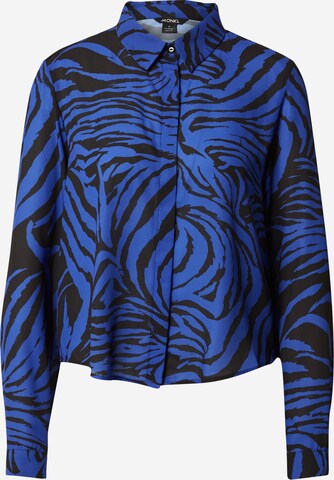 Monki Blouse in Blauw: voorkant