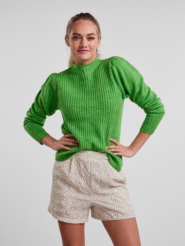 Pullover 'Ana' di PIECES in verde: frontale