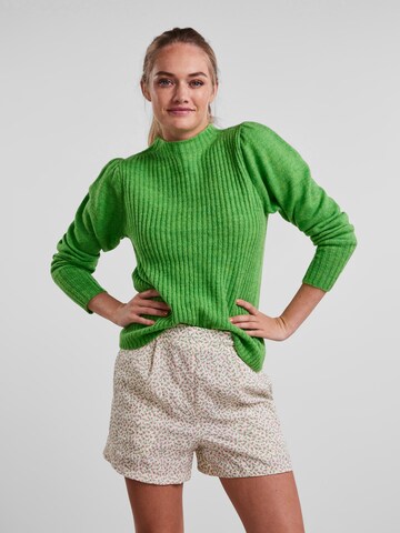 PIECES Sweater 'Ana' in Green: front