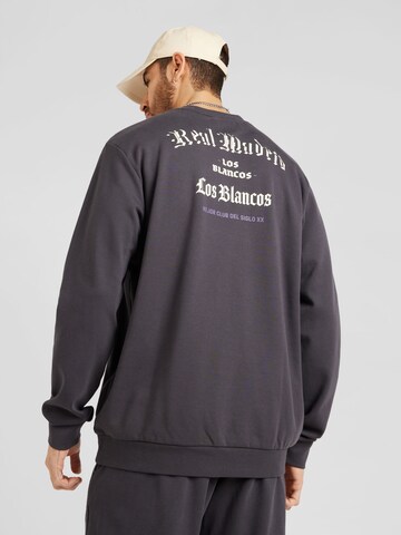 ADIDAS PERFORMANCE Sportsweatshirt 'Real' in Grau: predná strana