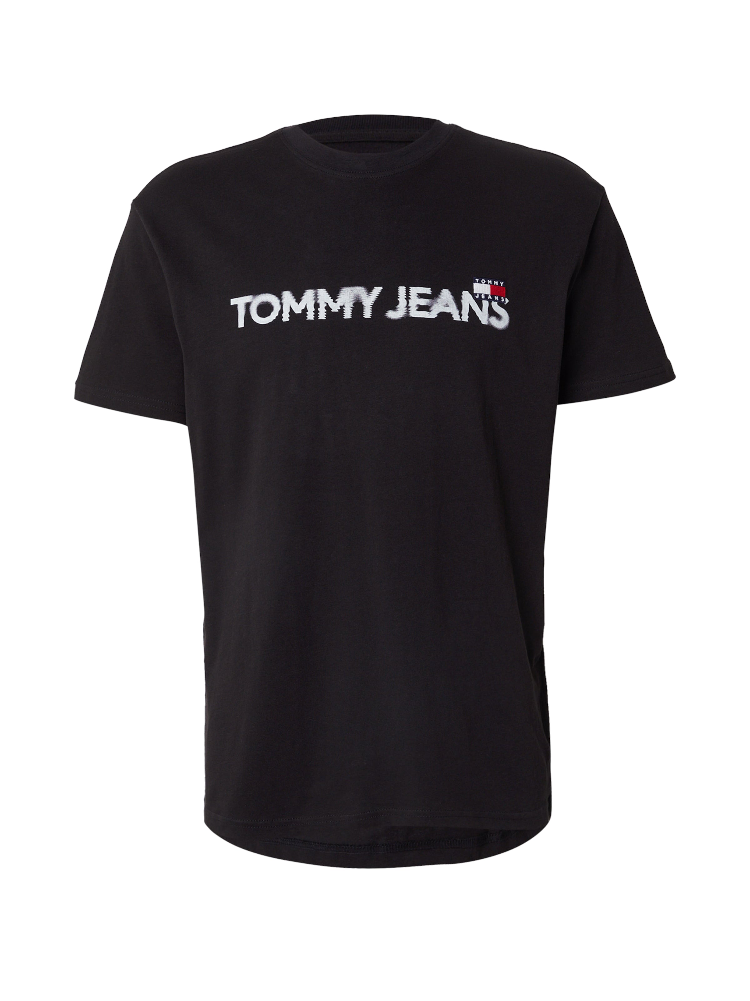 T-Shirt Tommy Jeans en noir : devant