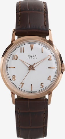 Orologio analogico 'Marlin ' di TIMEX in marrone: frontale