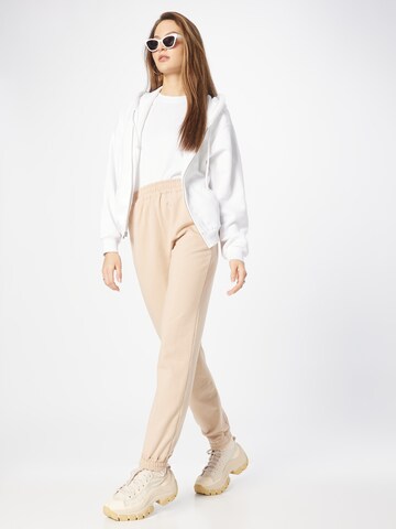 ABOUT YOU Tapered Hose 'Naomi' in Beige