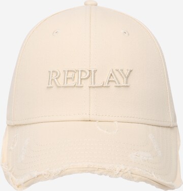 REPLAY - Gorra en blanco