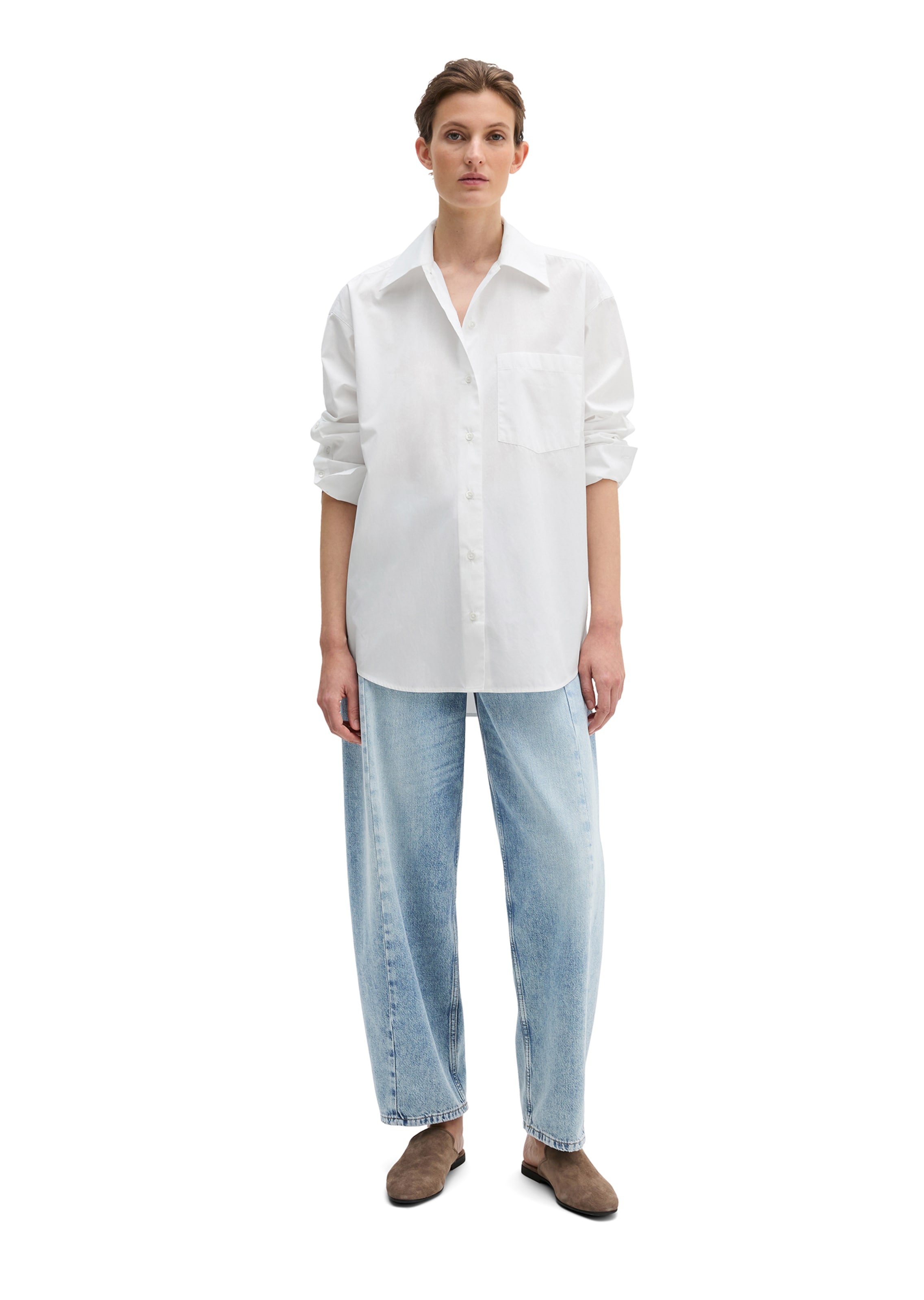 Marc O'Polo Blouse in White: front