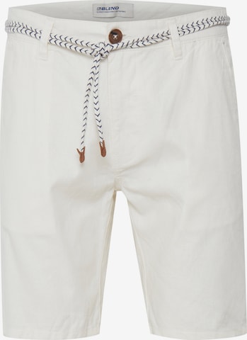 BLEND Regular Pants 'Mennok' in White: front