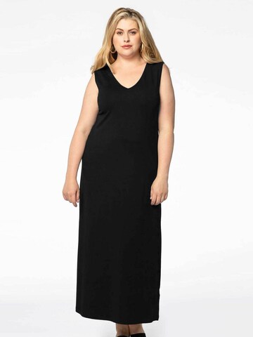 YOEK Dress in Black: front