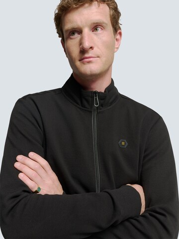 No Excess Zip-Up Hoodie in Black