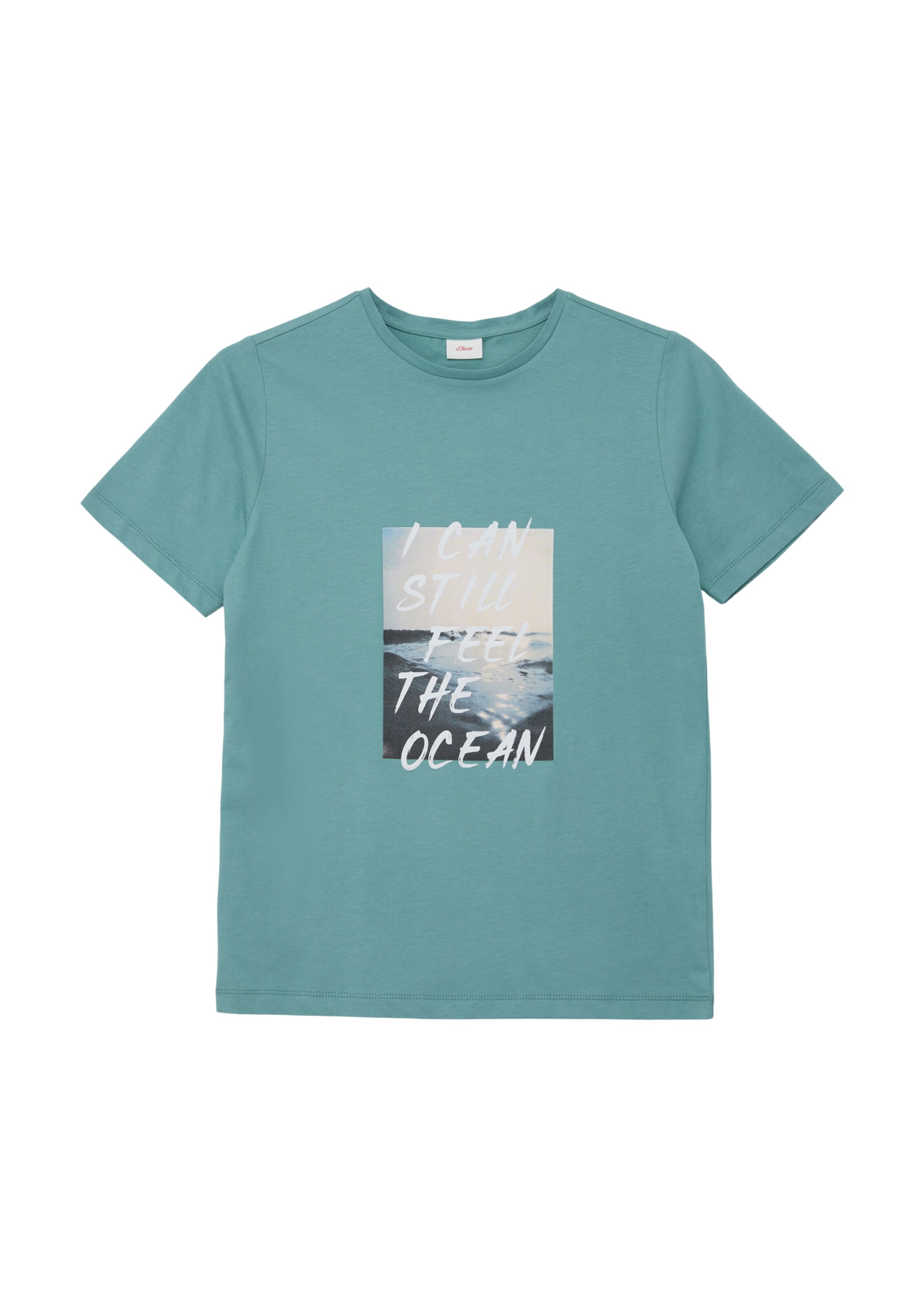 s.Oliver Shirt in Groen: voorkant