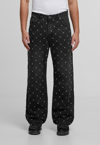 2Y Studios Baggy Jeans 'Manuba' in Zwart: voorkant