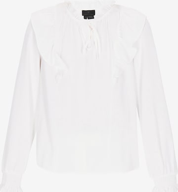 Camicia da donna di DreiMaster Klassik in bianco: frontale