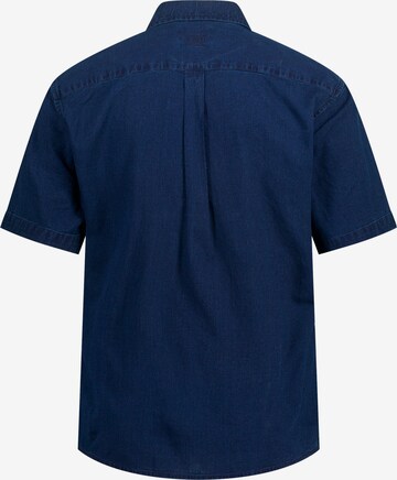 JP1880 Regular fit Button Up Shirt in Blue